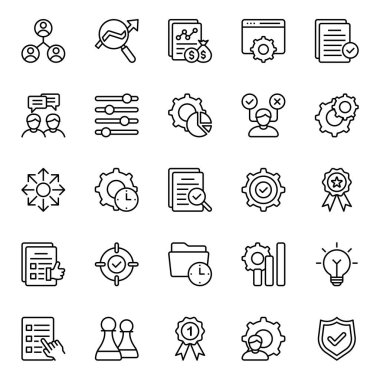 Yönetim için özet simgeleri ayarlandı.