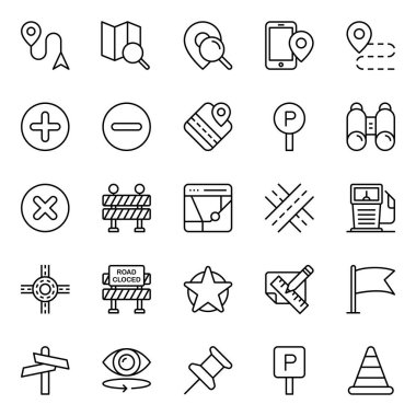 Harita ve navigasyon için özet simgeleri ayarlandı.