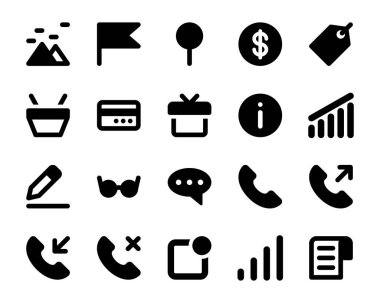 Kullanıcı arayüzü için simge simgeleri ayarlandı.