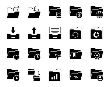 Dizin için simge simgeleri ayarlandı.