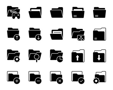 Dizin için simge simgeleri ayarlandı.