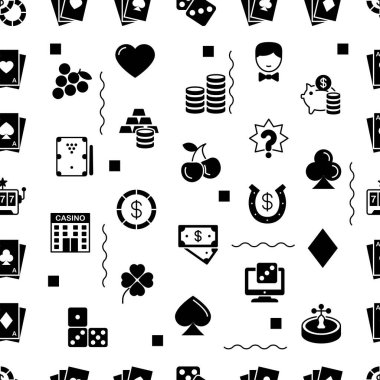 Kumarhaneli Vektör Deseni, Kusursuz Arkaplan.