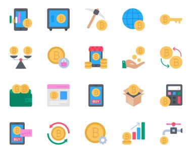 Şifreleme için düz renk simgeleri ayarlandı.