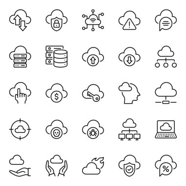 Bulut hesaplaması için özet simgeleri ayarlandı.