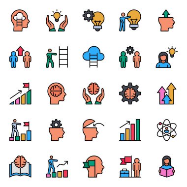 Yükseltme becerileri için doldurulmuş özet simgeleri.