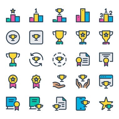 Ödüller için doldurulmuş özet simgeleri