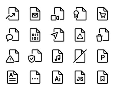 Dosyalar ve belgeler için özet simgeleri ayarlandı.