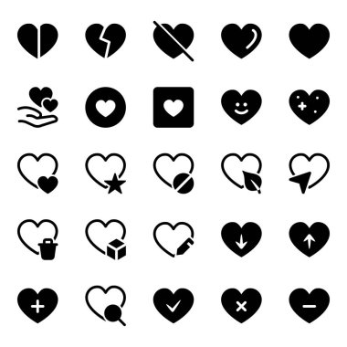 Beğeniler ve Kalpler için simgeler ayarlandı.