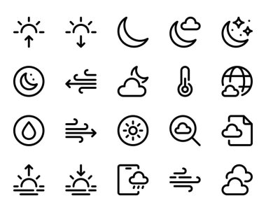 Hava Durumu için özet simgeleri ayarlandı.