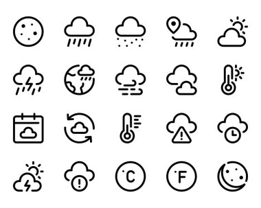 Hava Durumu için özet simgeleri ayarlandı.