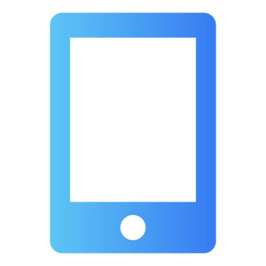 Gradyan renk simgesi, Akıllı Telefon için illüstrasyon, mobil.