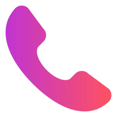 Gradyan renk simgesi, Telefon için resimleme, çağrı.