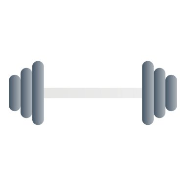 Gradyan renk simgesi, spor salonu uygunluğu illüstrasyonu.