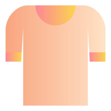 Gradyan renk simgesi, erkek kıyafetleri, gömlek, moda.