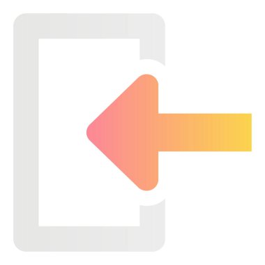 Renk simgesi, ok çizimi, giriş, imza.