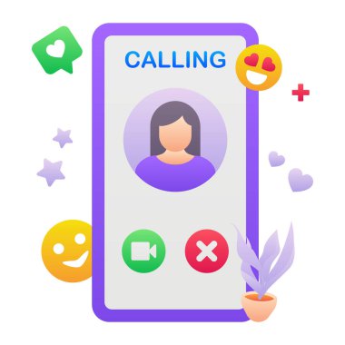 Arayan Kadın için renk illüstrasyonu