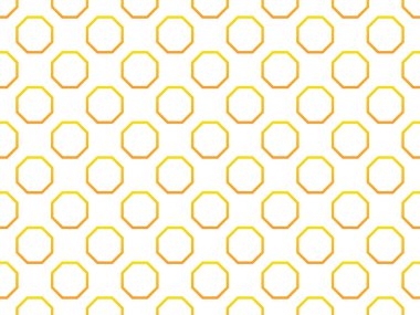 Gradyan renk vektöründe altıgen deseni