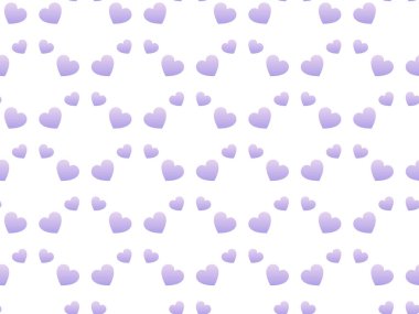 Gradyan renk vektöründe mor kalp deseni