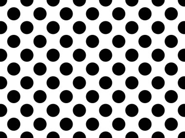 Siyah biçim vektöründe çember nokta deseni