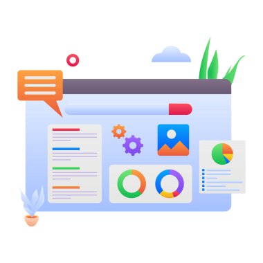 Web yükleyicisi için renk grafikleri