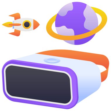Vr gözlük gökadası için renk grafiği