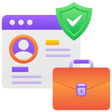 Cv özgeçmiş portföyü için gradyan renk çizimi