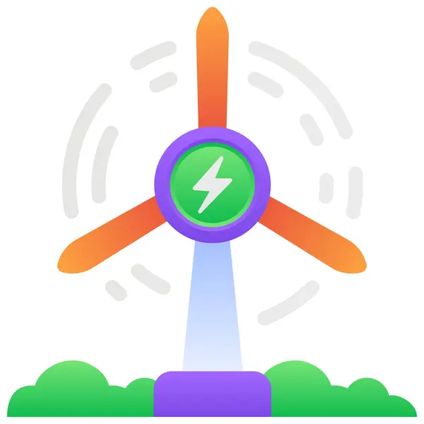 Rüzgar türbini için renk grafiği çizimi