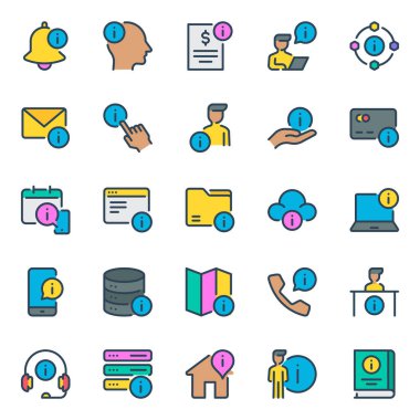 Bilgi için doldurulmuş özet simgeleri