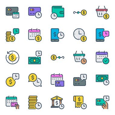 Ödeme geçmişi için doldurulmuş özet simgeleri