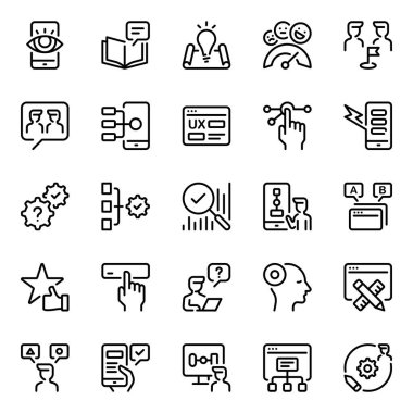 UX tasarımı için özet simgeleri ayarlandı