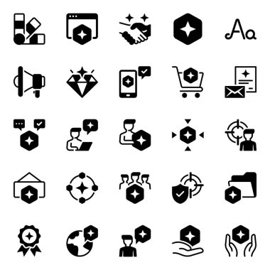 Güzellik diyeti için simgeler ayarlandı