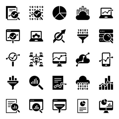 Veri analizi için simge simgeleri ayarlandı