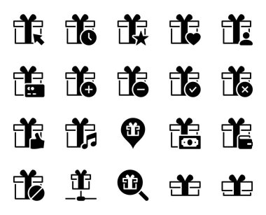 Sürpriz hediyeler için simgeler ayarlandı