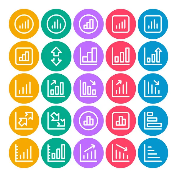 Diyagramlar ve Raporlar için çember renk özet simgelerini ayarla.