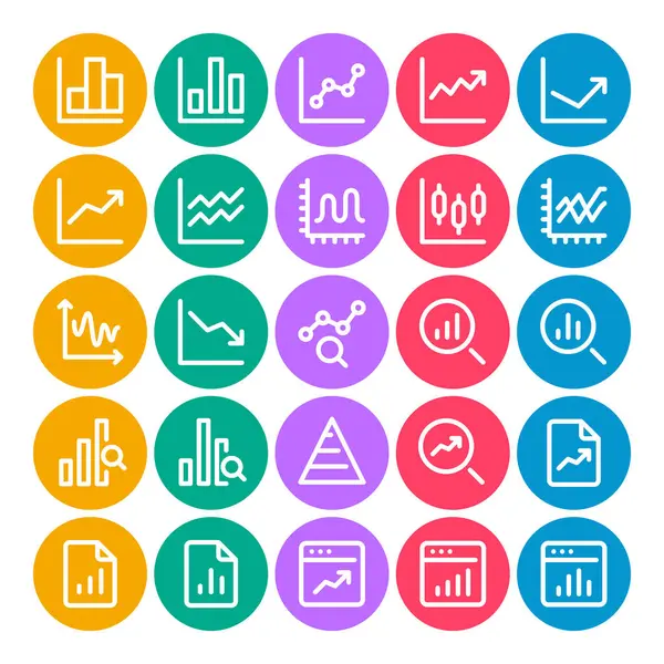 Diyagramlar ve Raporlar için çember renk özet simgelerini ayarla.