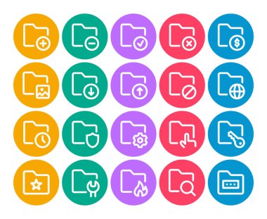 Dizin için daire rengi dış hat simgelerini kaydet, kaydet.