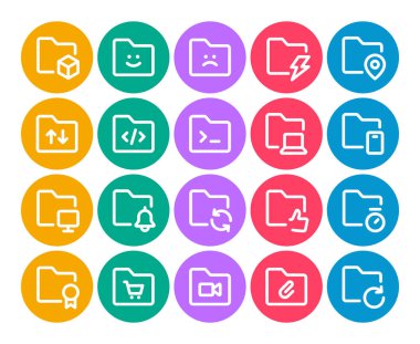 Dizin için daire rengi dış hat simgelerini kaydet, kaydet.