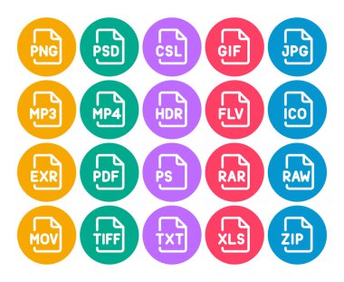 Programlama dosyaları için çember renk özet simgelerini ayarla