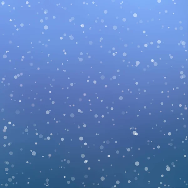 Новым Годом Открытка Падающими Снежинками Векторная Иллюстрация — стоковый вектор