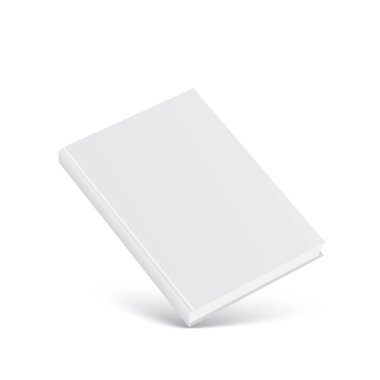 Derginin boş kapağı, kitap, kitapçık, broşür. Vektör illüstrasyonu