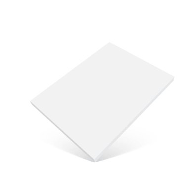 Kağıt tasarımı için kitabın maketi veya kapanışı. Okuma ve eğitim, bilgi materyalleri, okul teması. Vektör illüstrasyonu