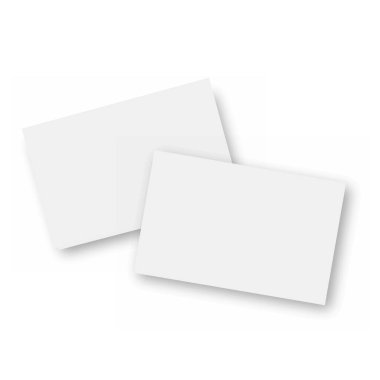 Gerçekçi kartvizitlerin şablonu boş. Vektör illüstrasyonu.