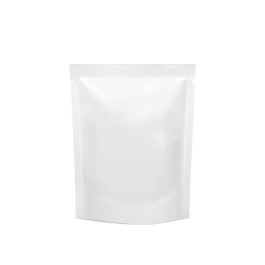 Boş folyo ya da kağıt yemek standı. Vektör illüstrasyonu