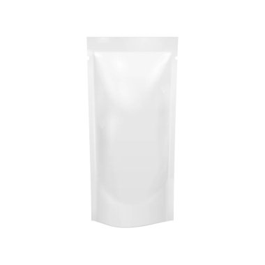 Boş folyo ya da kağıt yemek standı. Vektör illüstrasyonu