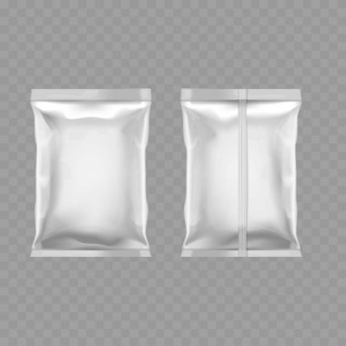 Zip Kilit Vektörü illüstrasyonuyla Şeffaf Plastik Paketleme ModeliName