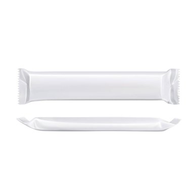 Boş Beyaz Atıştırma Çubuğu Paket Modemi. Vektör illüstrasyonu