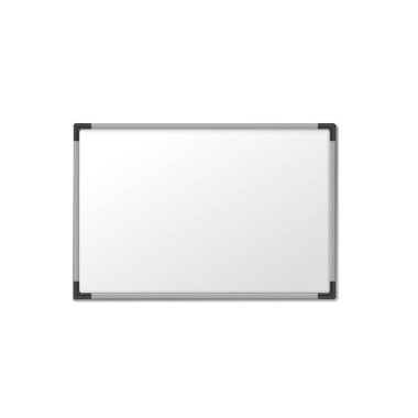 Gümüş Çerçeve ve Köşe Bağları Vektör illüstrasyonlu Whiteboard