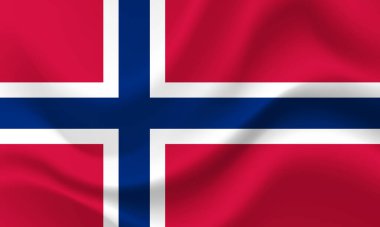 Norveç bayrağı. Norveç bayrağı. Norveç bayrağı. Resmi renkler ve doğru orantı. Norveç kökenli. Sembol, simge