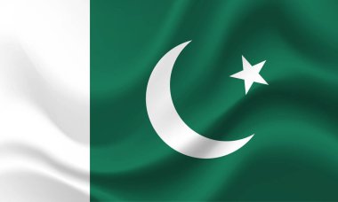 Pakistan bayrağı. Pakistan vektör bayrağı. Pakistan Bayrağı.