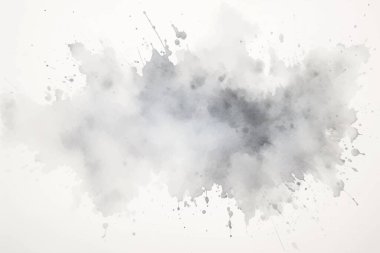 Suluboya, soyut sıçrama, sprey. Renkli vektör dokusu. Gri arkaplan. 